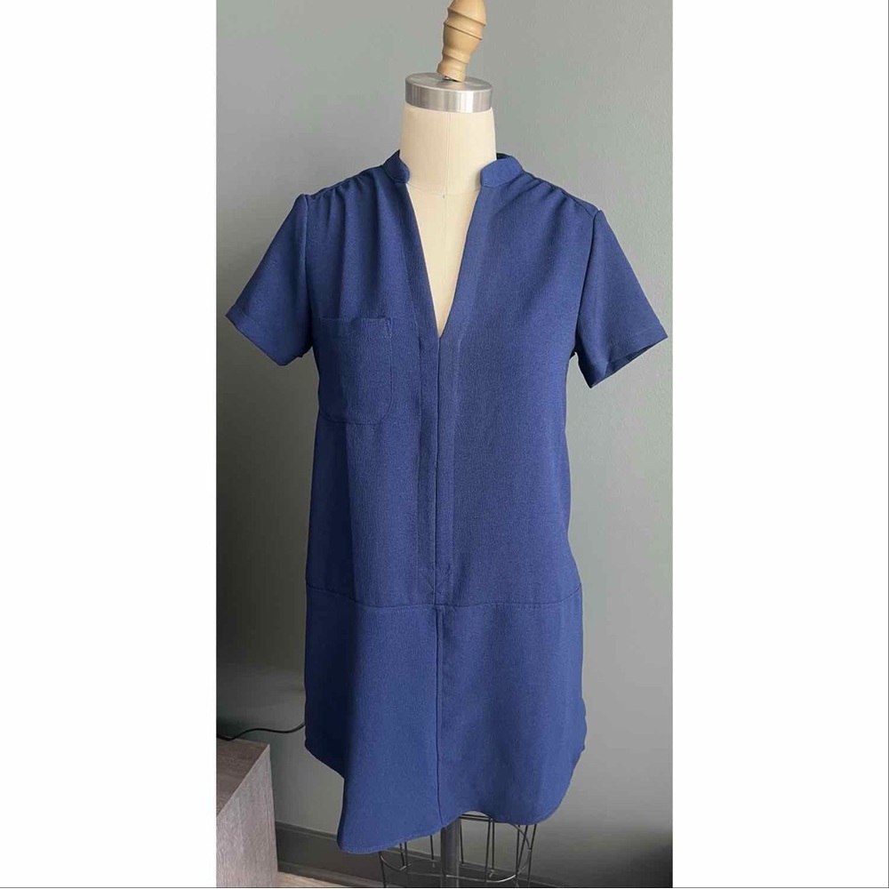 All in Favor Navy Shift Dress